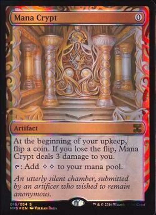 MTG Mana Crypt - アーティファクトカード foil 英語版 MTG Mana Crypt - アーティファクトカード foil 英語版 - メルカリ