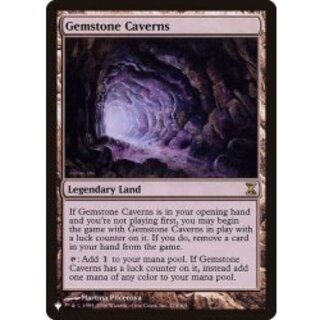 MTG 宝石の洞窟　ギャラクシー　foil　1枚 mtg 宝石の洞窟/Gemstone Caverns 日1枚 英)【ギャラクシーFoil