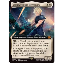 [EX+](FOIL)(フルアート)(0427)ミッドガルの傭兵、クラウド/Cloud, Midgar Mercenary《英語》【FIN】