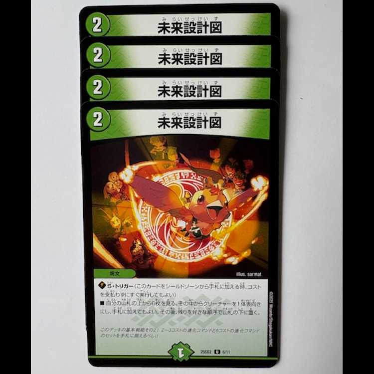 Set of 4 Future Blueprints 25SD2 U 6/11 DUEMA Trekking Road