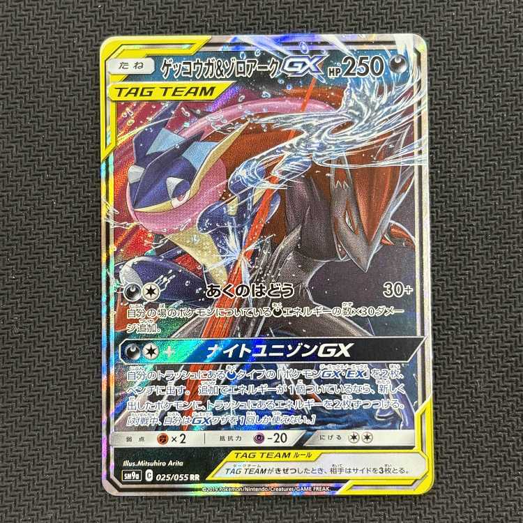 Greninja & ZoroarkGX RR 025/055