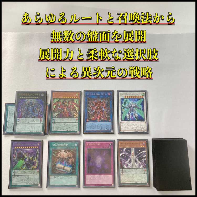 本格構築【DDD】デッキ＆二重スリーブ＆カスタマイズパーツ 《 DDD超視王ゼロ・マクスウェル DDD運命王ゼロ・ラプラス DDスケール・サーベイヤー DDD零死王ゼロ・マキナ DDDD偉次元王アーク・クライシス 》