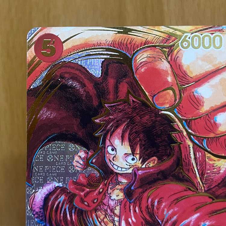 ONE PIECE - ルフィ　1周年記念SPカード　尾田栄一郎　サイン入り ワンピースカードゲーム ルフィ 尾田栄一郎 サイン入り 1周年