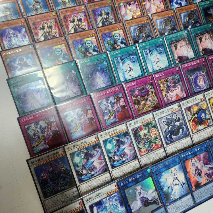 Mountain Shop same day shipping 魔妖不知Fire Deck Constructed Deck Zero-Ice Demon-Yuki-Onna 垂氷の魔妖-Yuki-Onna 骸の魔妖-餓者髑髏 Winged Demon- Hajun.