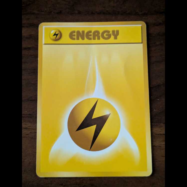 PSA10 雷 基本エネルギー 旧裏 1996 ポケモンカード 1996年 雷エネルギー Lightning Energy PSA 9