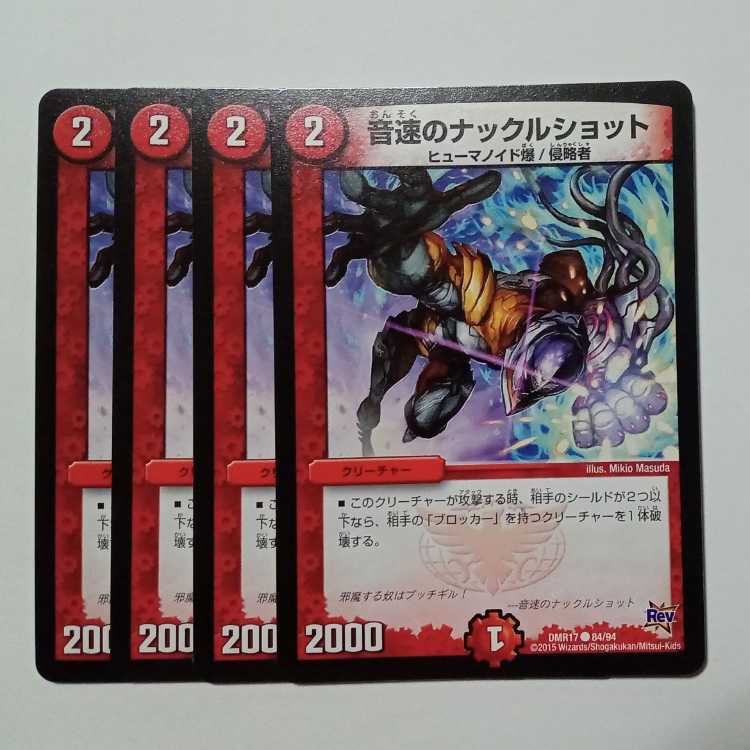 Knuckle Shot of Sound Speed (set of 4) DMR17 ● 84/94 DUEMA Trekkers Road