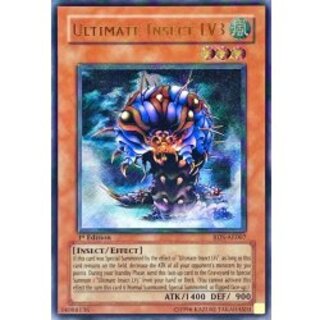 遊戯王　アルティメットインセクトLV5 旧アジア版　レリーフ　PSA9 状態B〕☆旧アジア☆アルティメットインセクトLV5【レリーフ