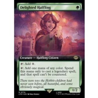 (Surge FOIL)(Full Art) Delighted Halfling [English] [LTR].