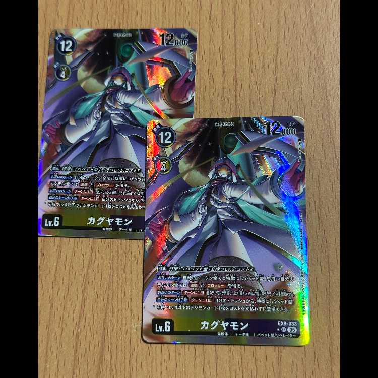 2枚！P-SR カグヤモン(パラレル)
