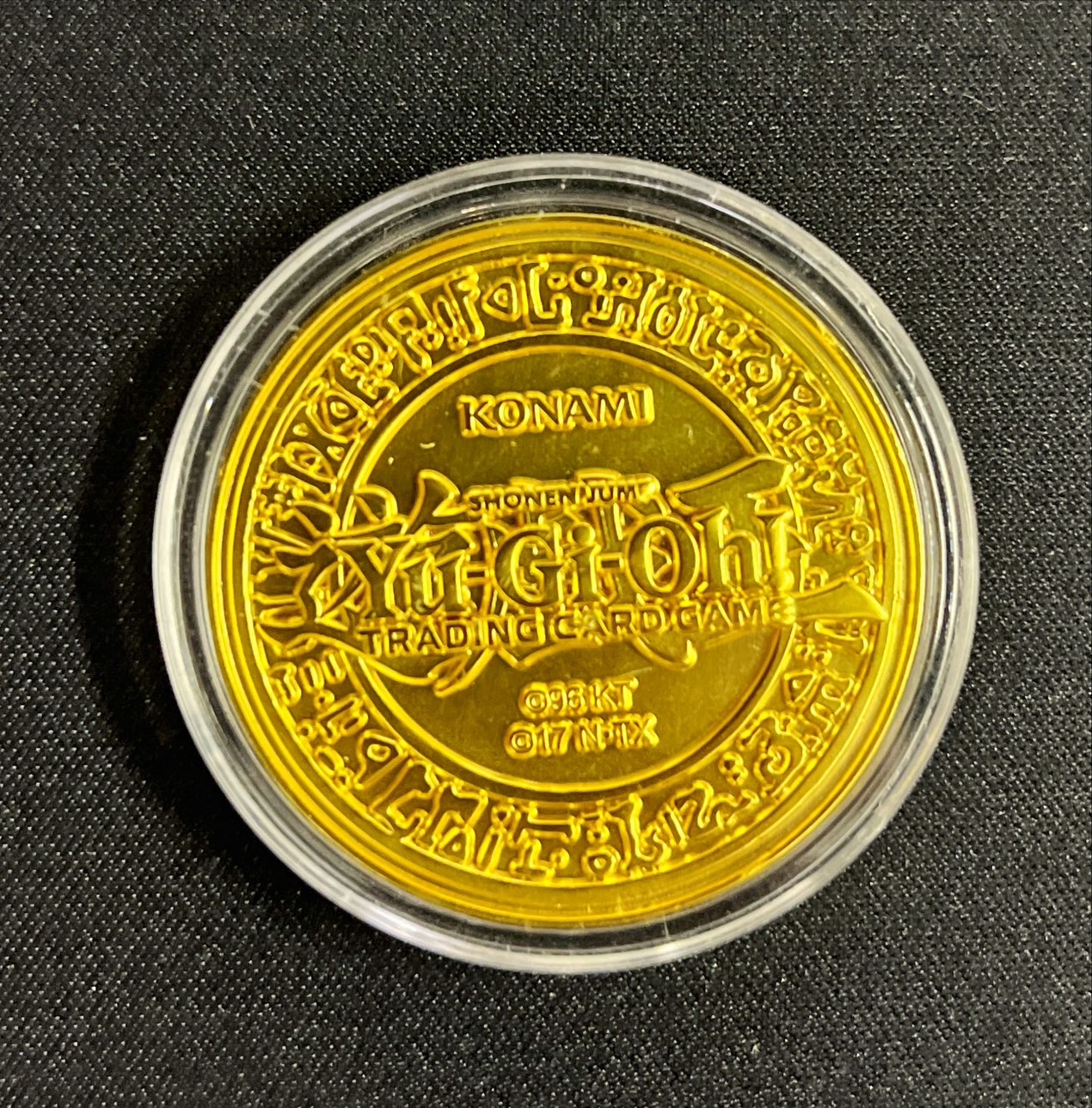 コイン『真紅眼の黒竜 金属製メダル ゴールド(海外YCS)』【-】{-}《その他》