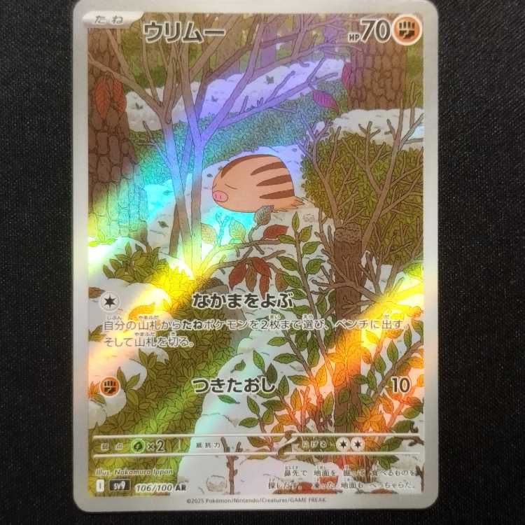 Used Pokémon Card Swinub AR 106/100