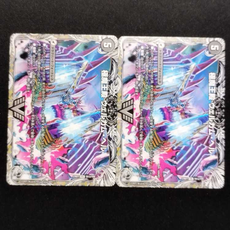 Used Duel Masters Polar Demon Lord Welcome Hell / Polar Demon Breaker Desgoros VIC Silver Treasure Set of 2