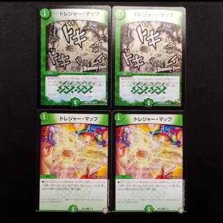 Used Duel Masters Treasure Map R Set of 4