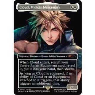 [EX+](Full Art) Cloud, Midgar Mercenary [English] [PRM