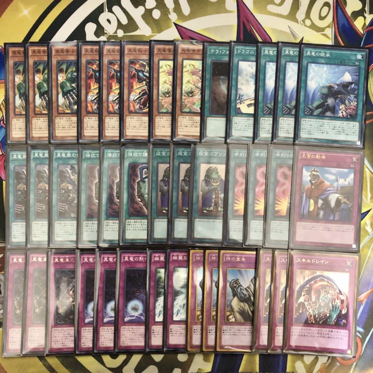 命削り真竜　デッキ　メイン40枚スリーブ付き