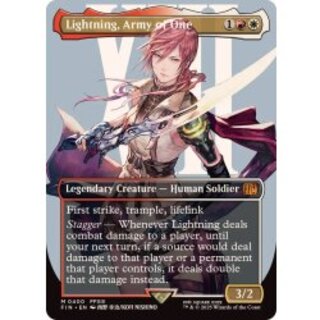 (FOIL)(Full Art)(0400) Scene Drive, Lightning, Army of One [English] [FIN].