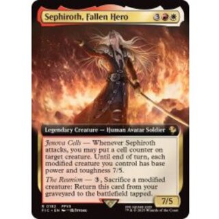 [EX+](FOIL)(Full Art) Sephiroth, Fallen Hero [English
