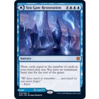 MTG 海門修復　foil 拡張 Foil】(333)□拡張アート□《海門修復/Sea Gate Restoration