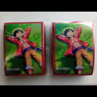 Monkey D. Luffy Card Sleeve, Set of 2, ST21 included, One Piece Card, Trekkando