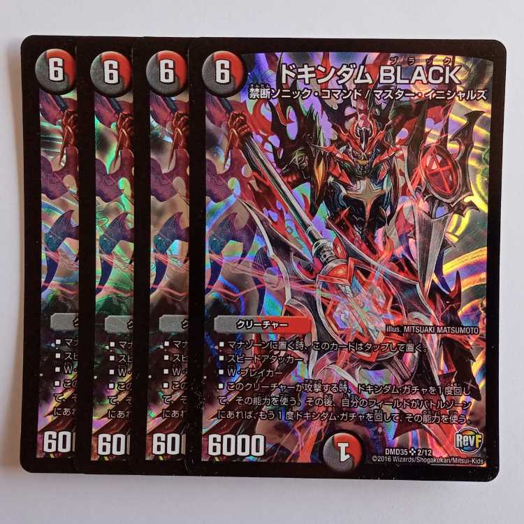 Dokindam BLACK Set of 4 DMD35 2/12 DUEMA Trekkers Road