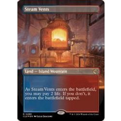 (FOIL)(Full Art)Steam Vents/Steam Vents《English》【CLU】.