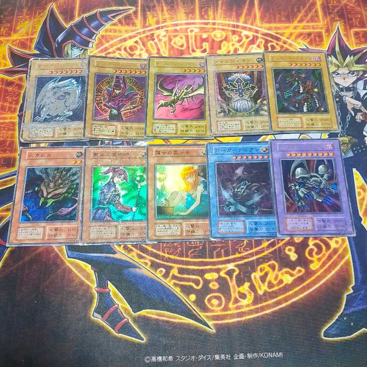 Yu-Gi-Oh! Early 10 sheets Large Scratches