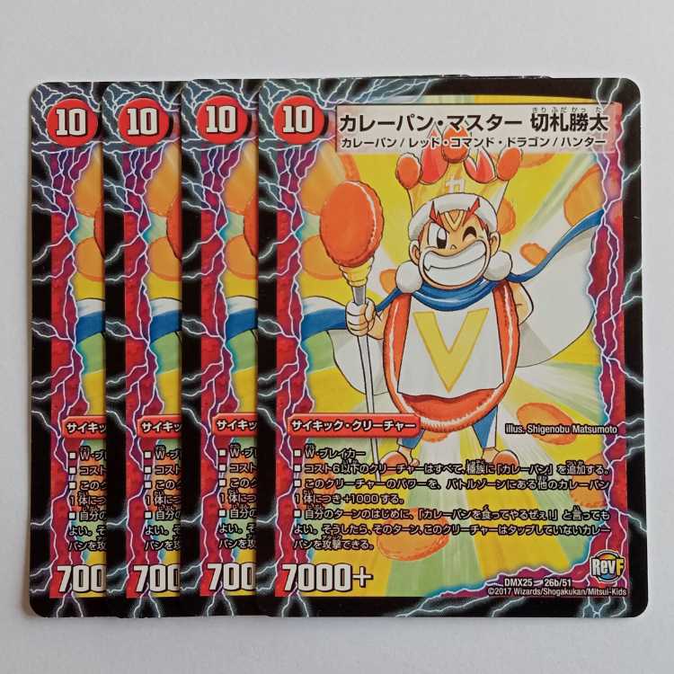 Play! The Kirifuda family now! / Curry Bread Master Kirifuda Katsuta, set of 4 DMX25 26/51 DUEMA Trekkers Road