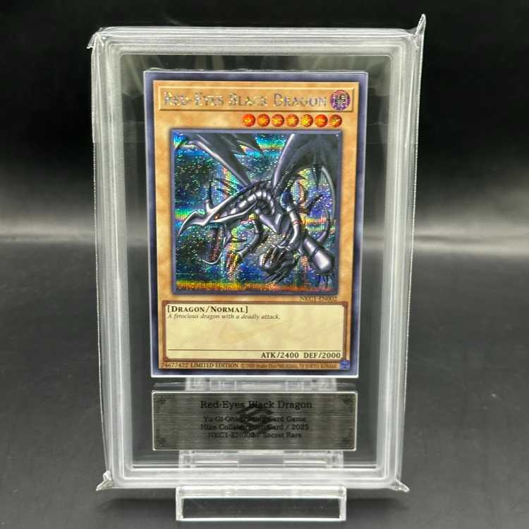 【ARS10】 真紅眼の黒竜 (英語版/ナイキロゴ) [シークレット] {NKC1-EN002}