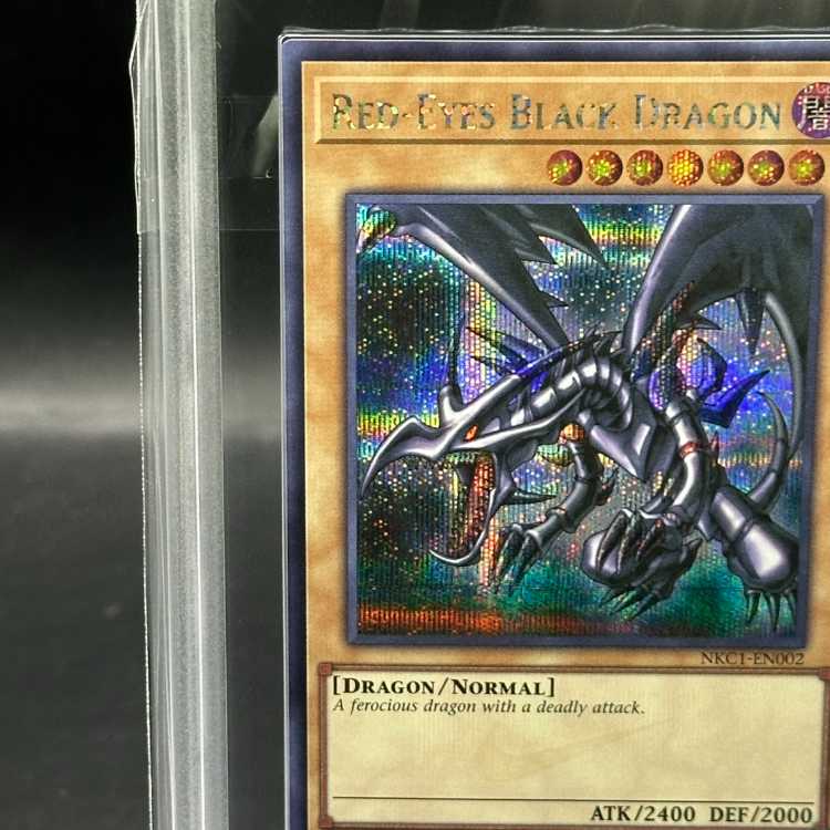 【ARS10＋】真紅眼の黒竜 (英語版/ナイキロゴ) [シークレット] {NKC1-EN002}