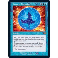 (Etching FOIL)(old frame specs) Force of Negation/Force of Negation《English》【MH2】.