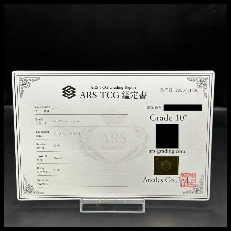 [ARS10+] Pichu (promo) [premium file 2][old back].