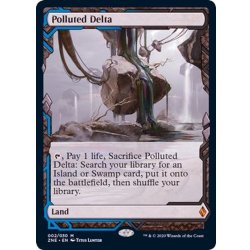 [EX+](FOIL)(フルアート)汚染された三角州/Polluted Delta《英語》【ZNE】