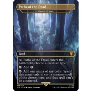 [EX](フルアート)死者の道/Paths of the Dead　//　魂の洞窟/Cavern of Souls《英語》【LTC】