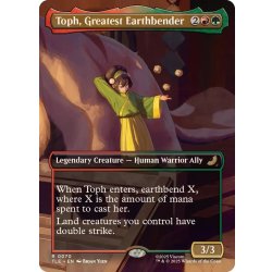 (FOIL)(フルアート)最強の土のベンダー、トフ/Toph, Greatest Earthbender《英語》【TLE】