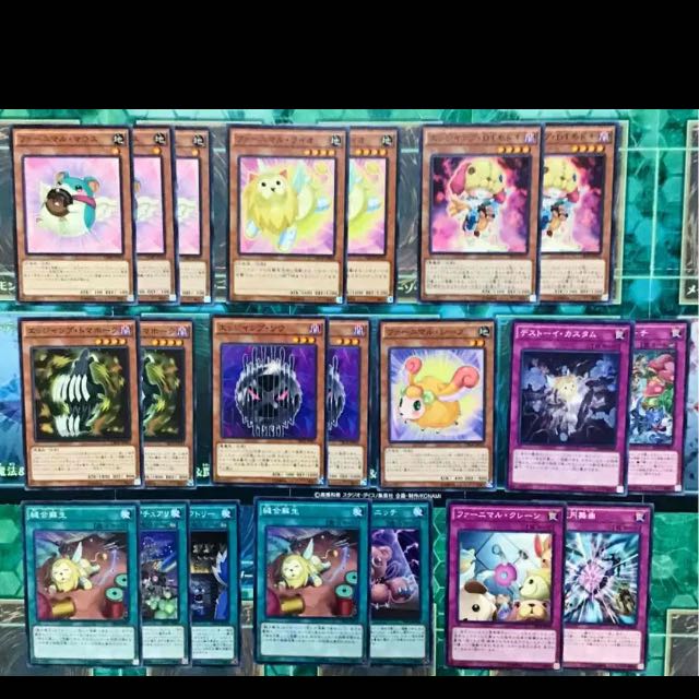 遊戯王 デストーイ ファーニマル デッキ 本格構築 調整パーツ付き