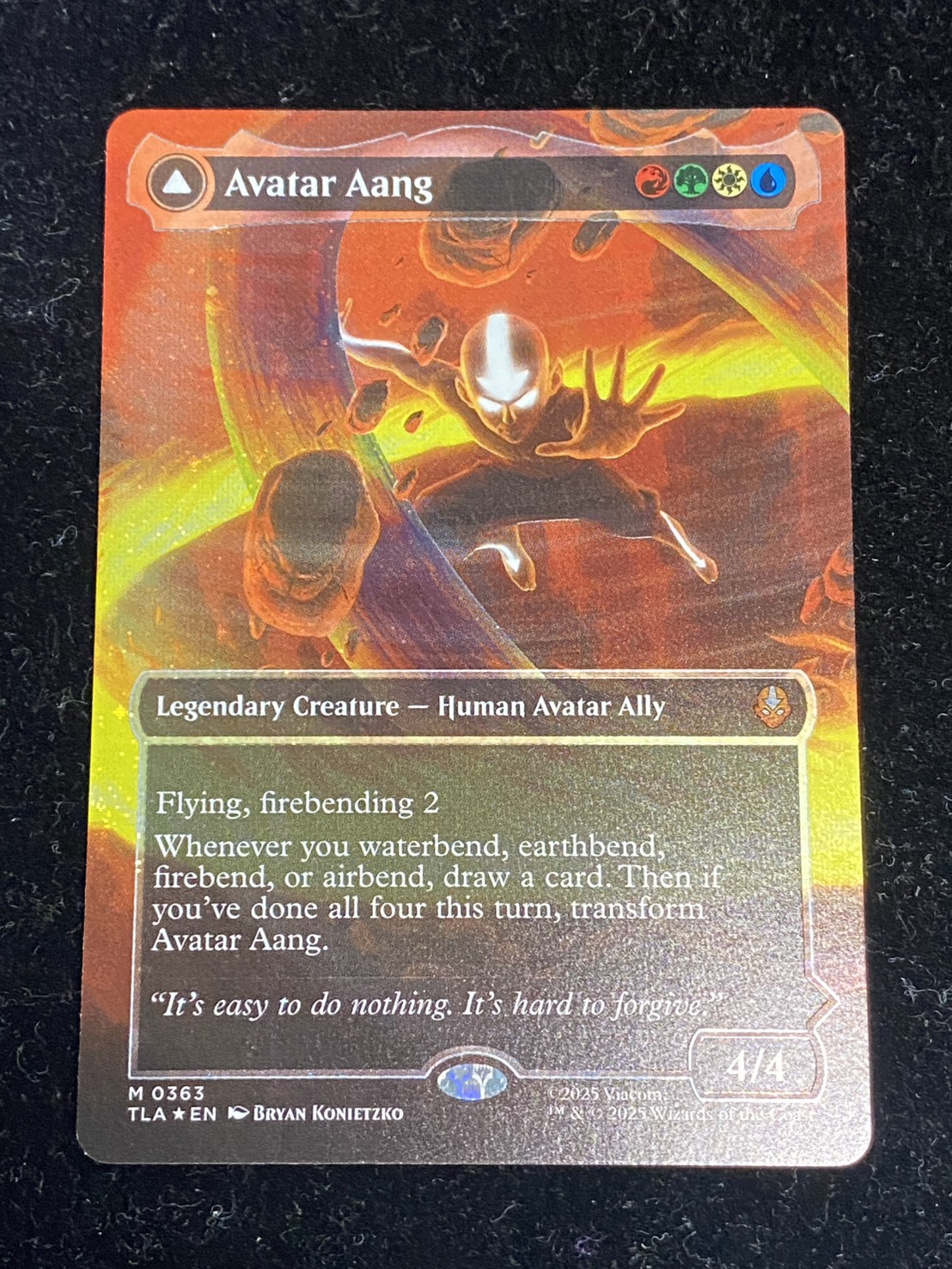 [EX+](Raised FOIL) Avatar Aang [English] [TLA