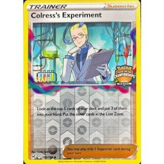 [Condition A-] Colress's Experiment (STAFF logo/CHAMPIONSHIPS/English edition) [-] {155/196} 1