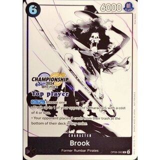 Brooke (English / Top Player / CS2024 / illustrated by Misa Matoki) [R] {OP06-092} 1