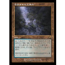 [EX+](FOIL)(旧枠仕様)汚染された三角州/Polluted Delta《日本語》【MH3】