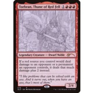[EX+](FOIL)(678)Torbran, Thane of Red Fell/Torbran, Thane of Red Fell [English] [SLD 1
