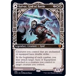 (ショーケース枠)戦闘の神、ハルヴァール/Halvar, God of Battle《英語》【KHM】