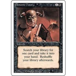 [EX]悪魔の教示者/Demonic Tutor《英語》【3ED】