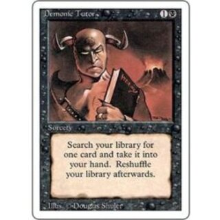 [EX]悪魔の教示者/Demonic Tutor《英語》【3ED】 1