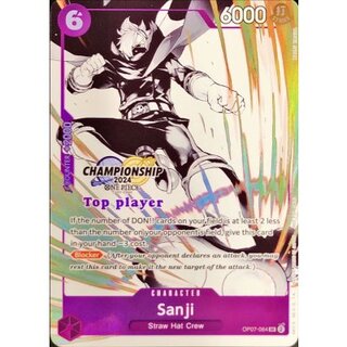 [Condition A-] Sanji(English/B&W/Top Player/CS2024/illust:KAORU HAGIYA)[SR] {OP07-064} 1