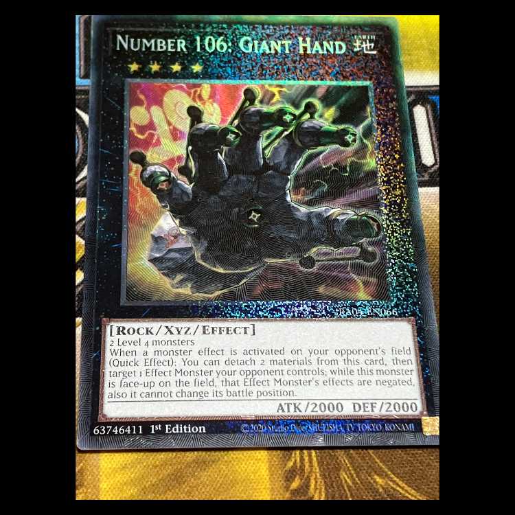 No.106 巨岩掌ジャイアント・ハンド　英語版　EU版　コレクターズレア