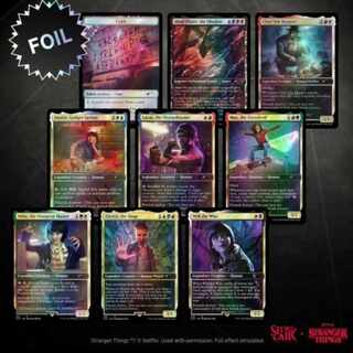 新品　MTG secret lair Secret Lair x Stranger Things　限定商品　シークレットレイヤー　FOIL　海外ドラマ