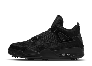 Nike Air Jordan 4 Golf "Black Cat" Black/Black Black 28.5cm
