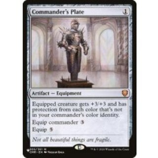 [EX+]Commander's Plate/Commander's Plate [English] [Reprint Cards(Secret Lair Commander)]. 1