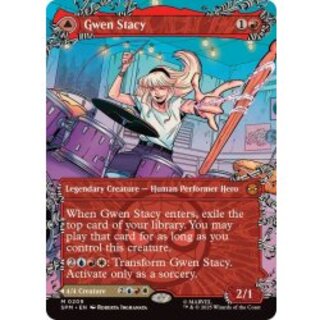 (FOIL)(Full Art)(0209) Gwen Stacy [English] [SPM 1