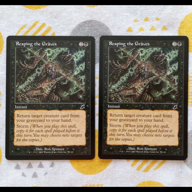 墓の刈り取り 2枚